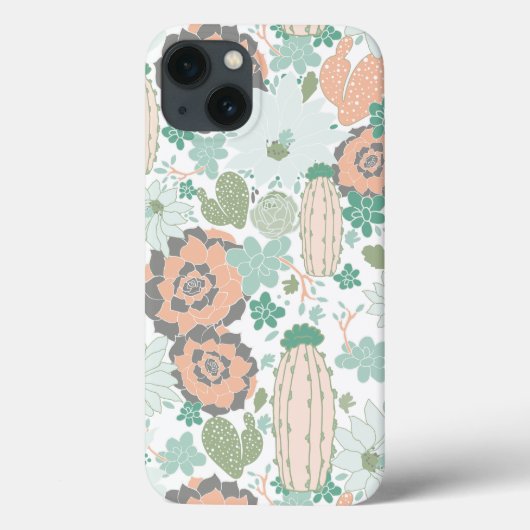 Coques Case-Mate iPhone Joli Motif Cactus (Verso)
