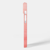 Coques Case-Mate iPhone Joli Motif d'aquarelle rose corail (Verso / Gauche)