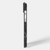 Coques Case-Mate iPhone Joli motif d'arbre noir et blanc (Verso / Gauche)