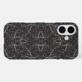 Coques Case-Mate iPhone Joli motif d'arbre noir et blanc (Verso (horizontal))
