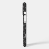 Coques Case-Mate iPhone Joli motif d'arbre noir et blanc (Verso / Gauche)