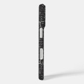 Coques Case-Mate iPhone Joli motif d'arbre noir et blanc (Verso / Droite)