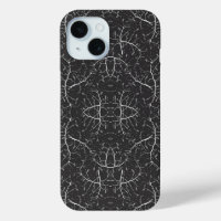 Joli motif d'arbre noir et blanc