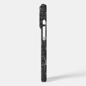 Coques Case-Mate iPhone Joli motif d'arbre noir et blanc (Verso / Gauche)