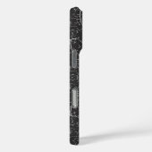 Coques Case-Mate iPhone Joli motif d'arbre noir et blanc (Verso / Droite)