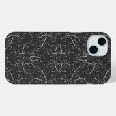 Coques Case-Mate iPhone Joli motif d'arbre noir et blanc (Verso (horizontal))