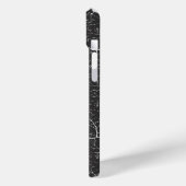 Coques Case-Mate iPhone Joli motif d'arbre noir et blanc (Verso / Gauche)