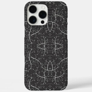 Coques iPhone 16 Pro Max Joli motif d'arbre noir et blanc