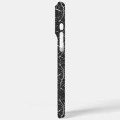 Coques Case-Mate iPhone Joli motif d'arbre noir et blanc (Verso / Gauche)