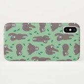 Coques Case-Mate iPhone Joli Motif de fentes (Dos (Horizontal))