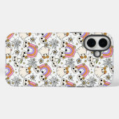 Coques Case-Mate iPhone Joli Motif des fantômes et des crânes d'Halloween (Verso (horizontal))