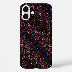Coques iPhone 16 Plus Joli motif floral coloré