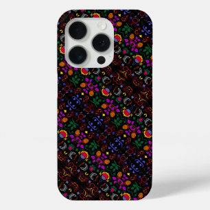 Coque iPhone 15 Pro Joli motif floral coloré