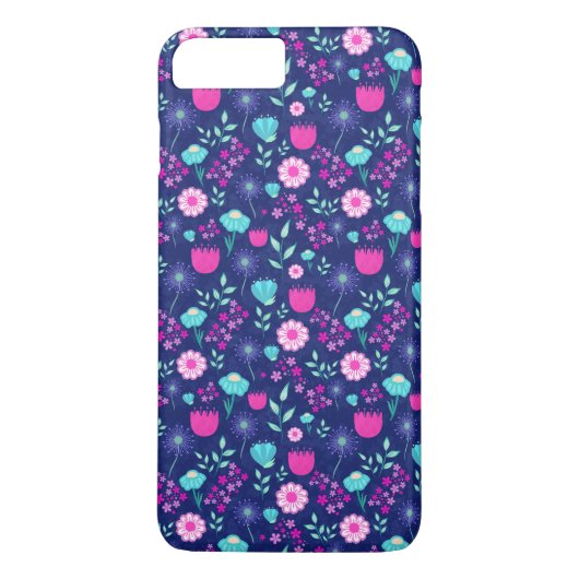 Coques Case-Mate iPhone Joli motif floral de fond (Dos)