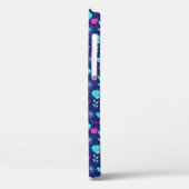 Coques Case-Mate iPhone Joli motif floral de fond (Verso / Gauche)