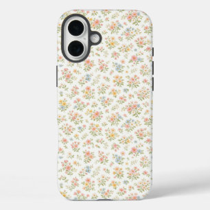 Coques iPhone 16 Plus Joli motif floral discret sans couture