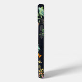 Coques Case-Mate iPhone Joli Motif floral foncé personnalisé (Verso / Gauche)