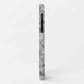 Coques Case-Mate iPhone Joli motif floral gris (Dos/Gauche)