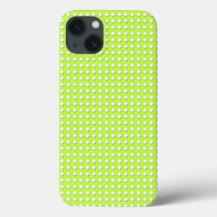 Case-Mate iPhone Case Joli motif géométrique vert citron - Petit diamant