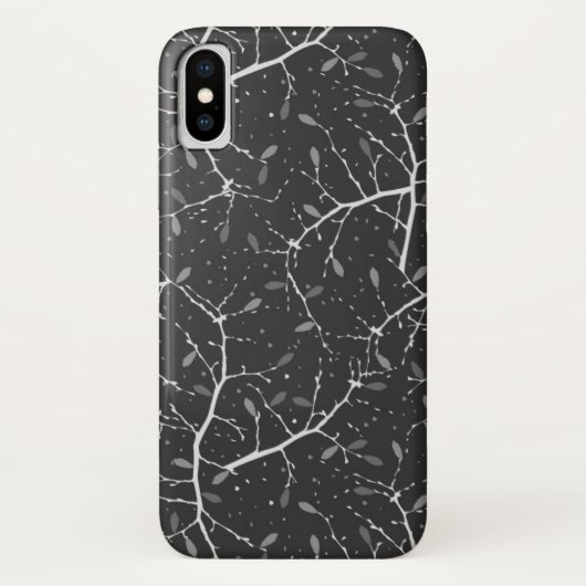 Coques Case-Mate iPhone Joli motif noir blanc (Dos)