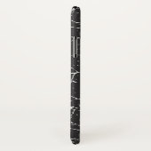Coques Case-Mate iPhone Joli motif noir blanc (Dos/Droite)