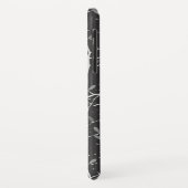 Coques Case-Mate iPhone Joli motif noir blanc (Dos/Gauche)