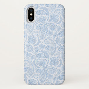 Case-Mate iPhone Case Joli motif paisley blanc bleu