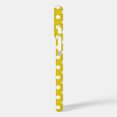 Coques Case-Mate iPhone Joli Motif Pois jaune (Verso / Gauche)