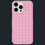 Coques iPhone 16 Pro Max Joli Motif rose En vichy rose Vintage<br><div class="desc">Boîtier téléphonique Vintage rose En vichy Motif</div>