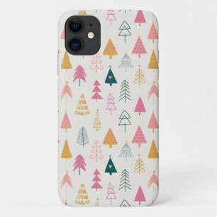 Case-Mate iPhone Case Joli Motif rose pâle des arbres de Noël