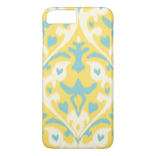 Case-Mate iPhone Case Joli motif tribal ikat jaune sarcelle coloré