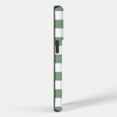 Coques Case-Mate iPhone Joli Motif vert et blanc En vichy (Verso / Droite)