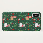 Coques Case-Mate iPhone Joli Noël Alpaca (Dos (Horizontal))