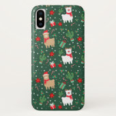 Coques Case-Mate iPhone Joli Noël Alpaca (Dos)
