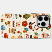 Coques Case-Mate iPhone Joli Noël Kawaii (Verso (horizontal))