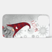 Coques Case-Mate iPhone Joli Noël rustique brillant enneigé Gnome joyeux É (Verso (horizontal))