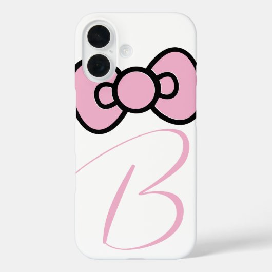 Coques Case-Mate iPhone Joli nœud rose fantaisiste (Verso)