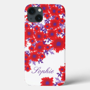 Etui iPhone Case-Mate Joli nom botanique de pavot damassé