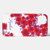 Coques Case-Mate iPhone Joli nom botanique de pavot damassé (Verso (horizontal))