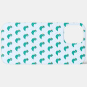 Coques Case-Mate iPhone Joli oiseau bleu (Retour (horizontal))
