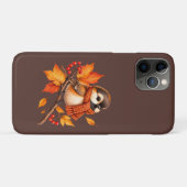 Coques Case-Mate iPhone Joli oiseau d'automne avec écharpe confortable – F (Dos (Horizontal))