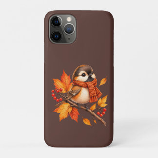 Case-Mate iPhone Case Joli oiseau d'automne avec écharpe confortable – F