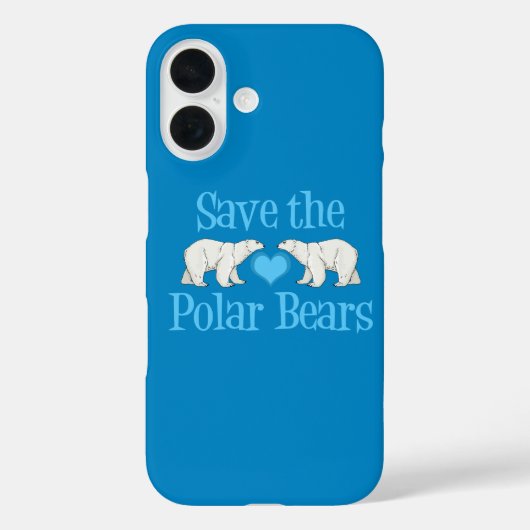 Coques Case-Mate iPhone Joli Ours bleu polaire (Verso)