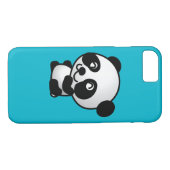 Coques Case-Mate iPhone Joli ours de panda blanc et noir (Dos (Horizontal))