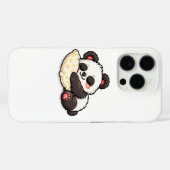 Coques Case-Mate iPhone Joli panda endormi avec oreiller (Verso (horizontal))