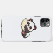 Coques Case-Mate iPhone Joli panda endormi avec un oreiller (Dos (Horizontal))