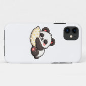 Coques Case-Mate iPhone Joli panda endormi avec un oreiller (Dos (Horizontal))