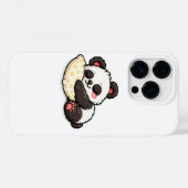 Coques Case-Mate iPhone Joli panda endormi avec un oreiller (Verso (horizontal))