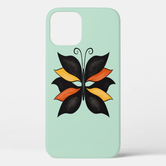 Coques Case-Mate iPhone Joli papillon Art Abstrait (Verso)