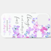 Coques Case-Mate iPhone Joli Papillons Positif Changer le devis Personnali (Verso (horizontal))